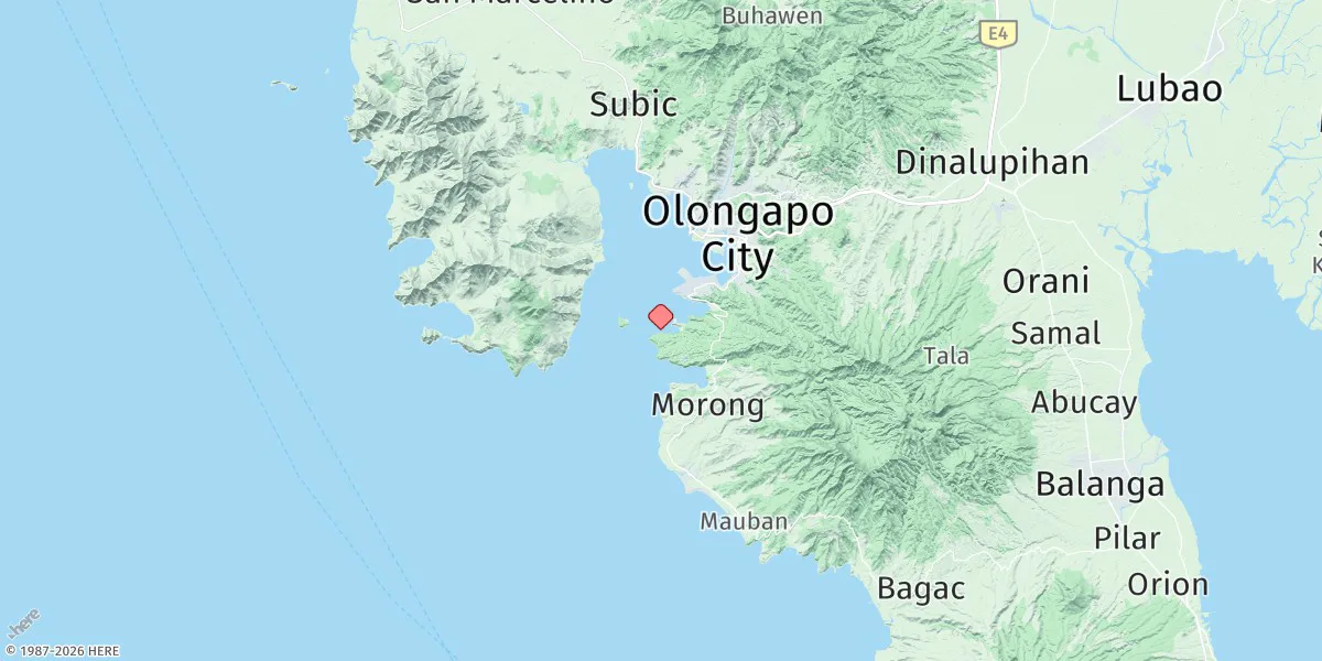 Map preview for Subic Bay