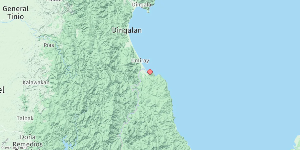 Map preview for Umiray River Entrance