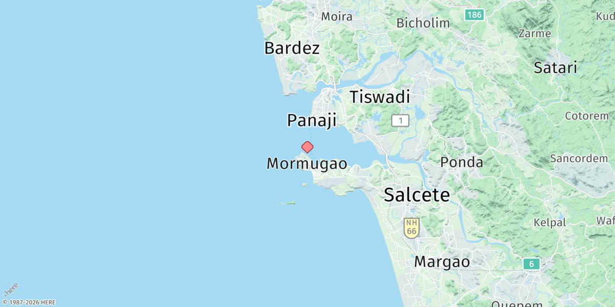 Map preview for Mormugao