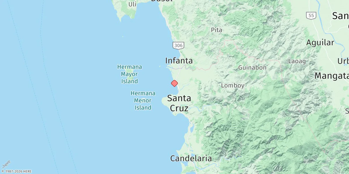 Map preview for Santa Cruz