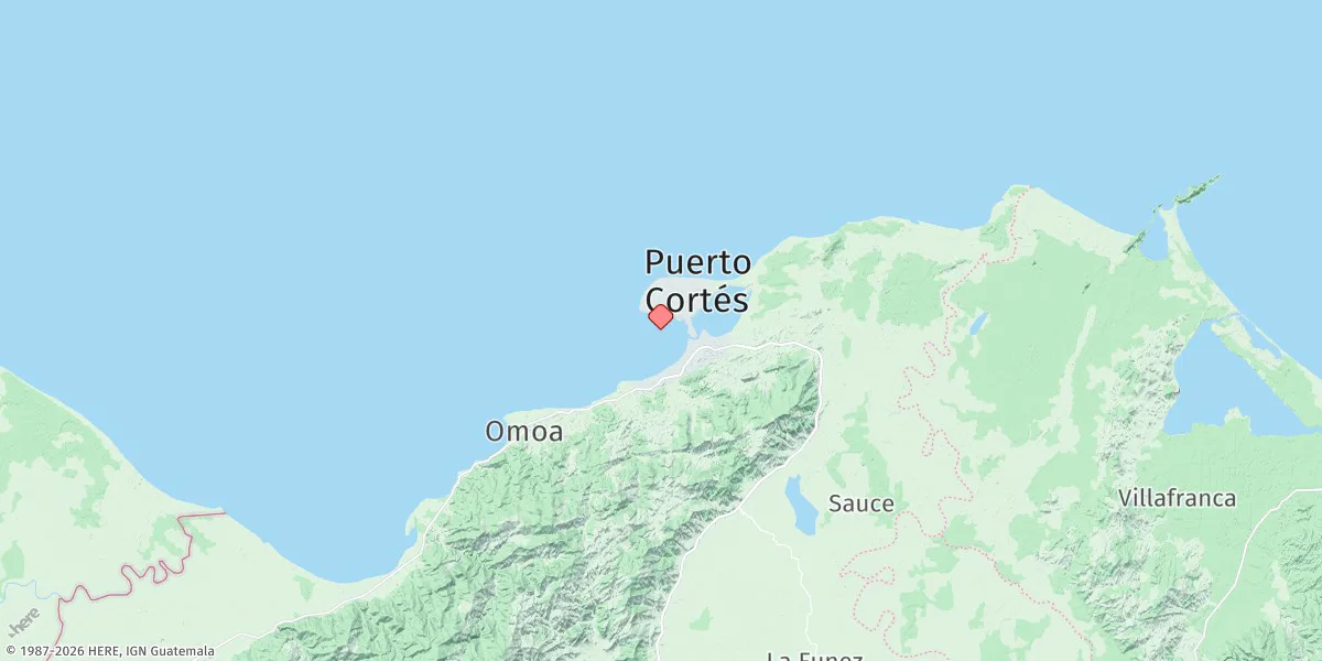 Map preview for Puerto Cortes-a