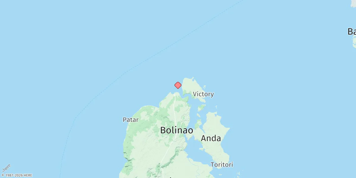 Map preview for Bolinao