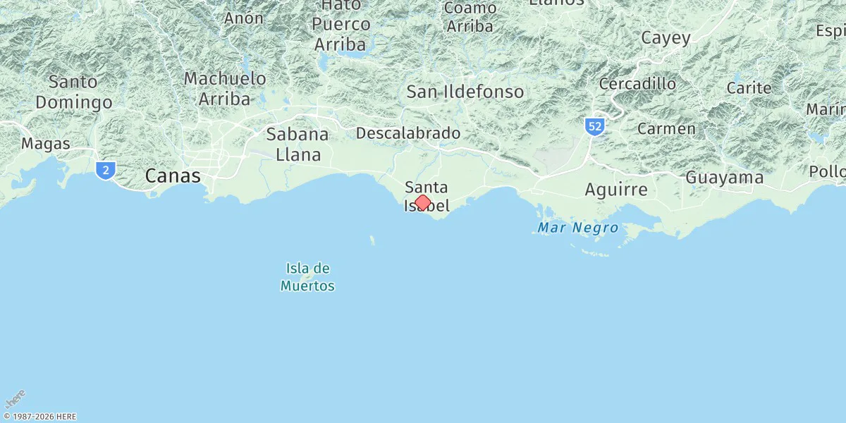 Map preview for Santa Isabel
