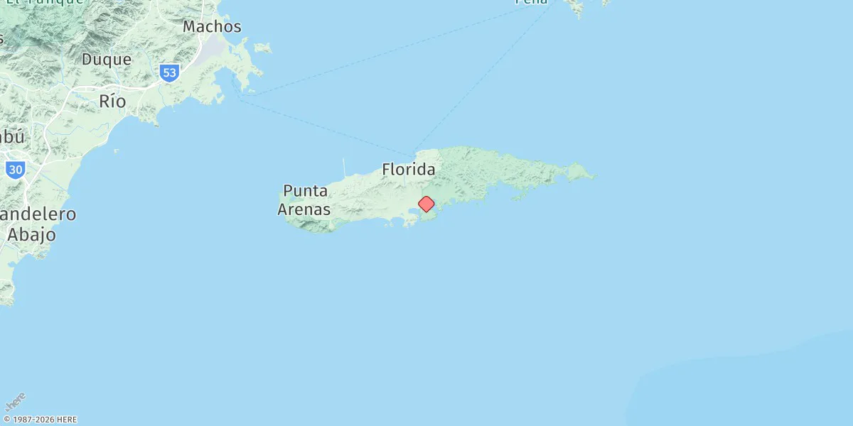 Map preview for Puerto Ferro, Isla De Vieques