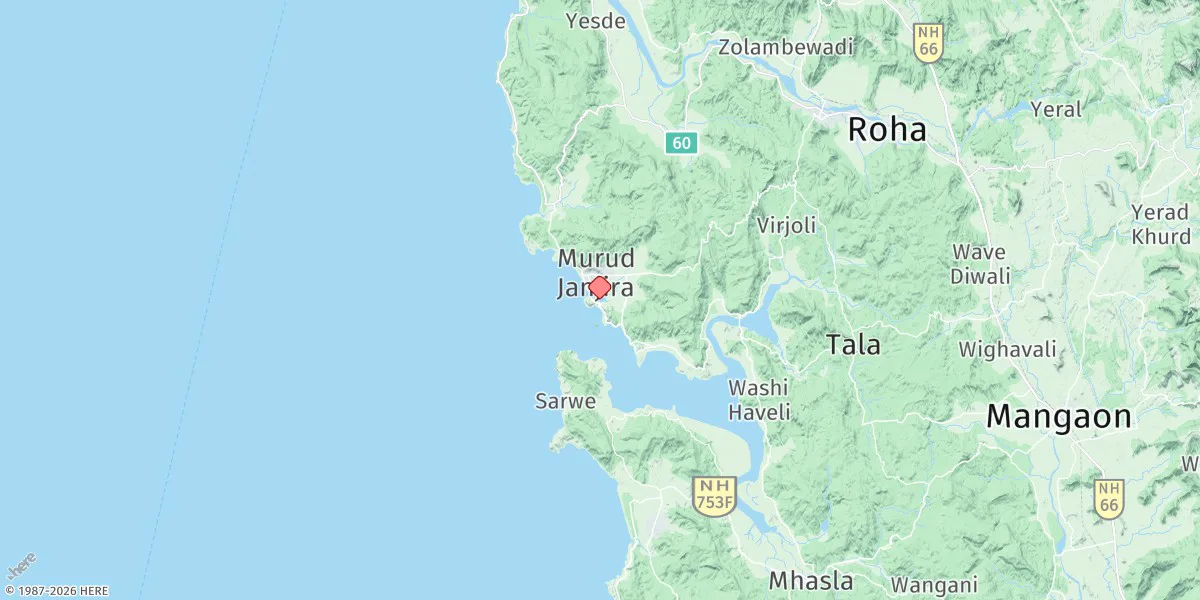 Map preview for Murud-janjira Harbour