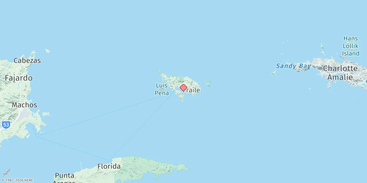 Map preview for Ensenada Honda, Culebra Island