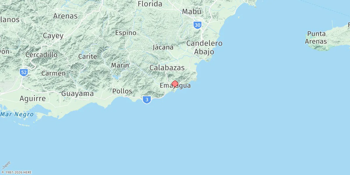 Map preview for Puerto Maunabo