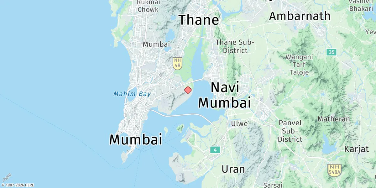Map preview for Trombay
