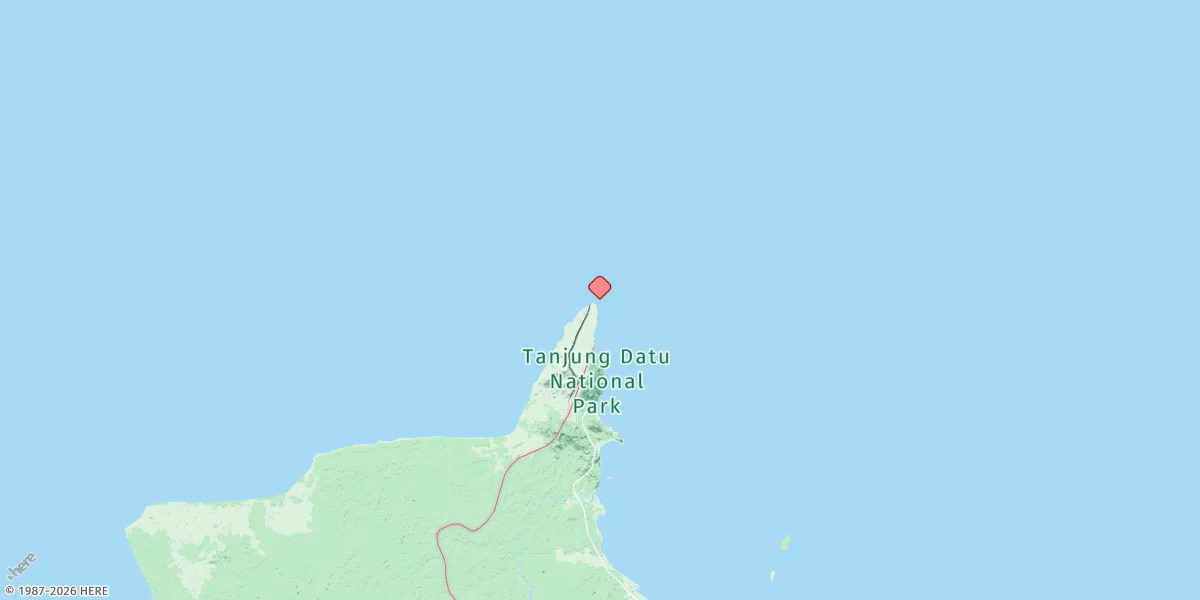 Map preview for Tanjung Datu