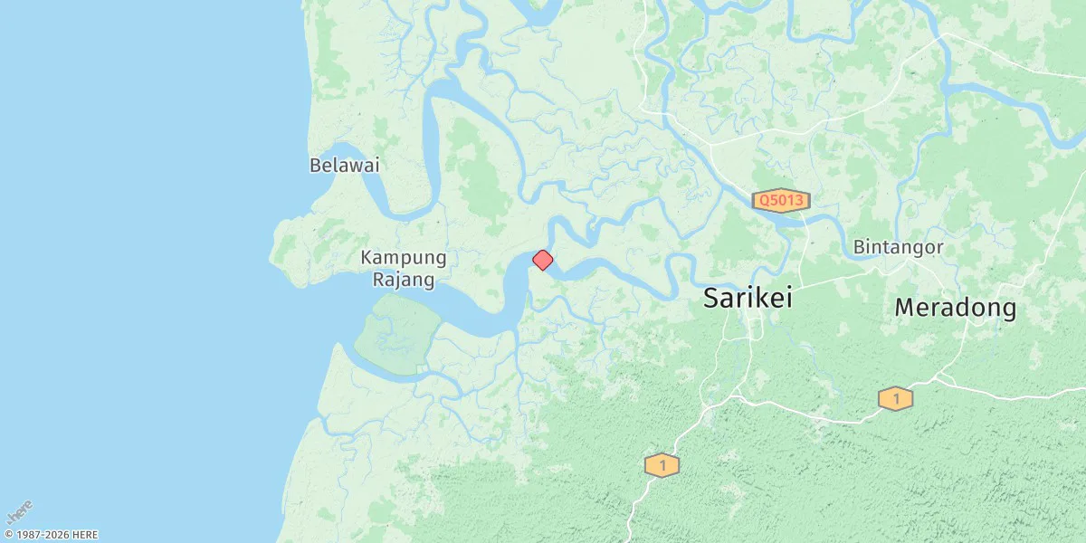 Map preview for Tanjung Manis