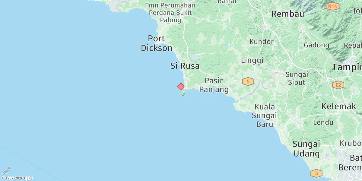 Map preview for Cape Rachado