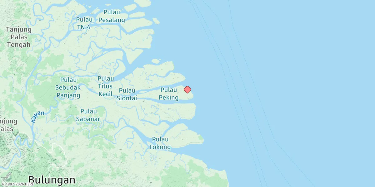 Map preview for Muara Biwan