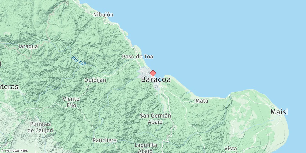 Map preview for Baracoa