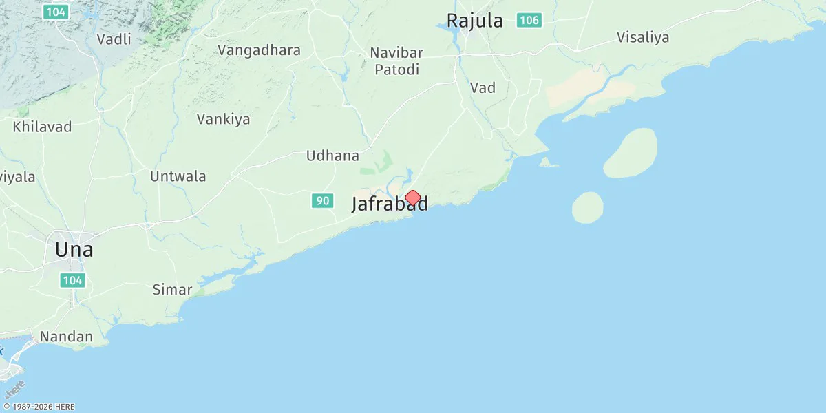 Map preview for Jafarabad