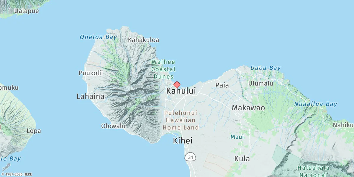 Map preview for Kahului