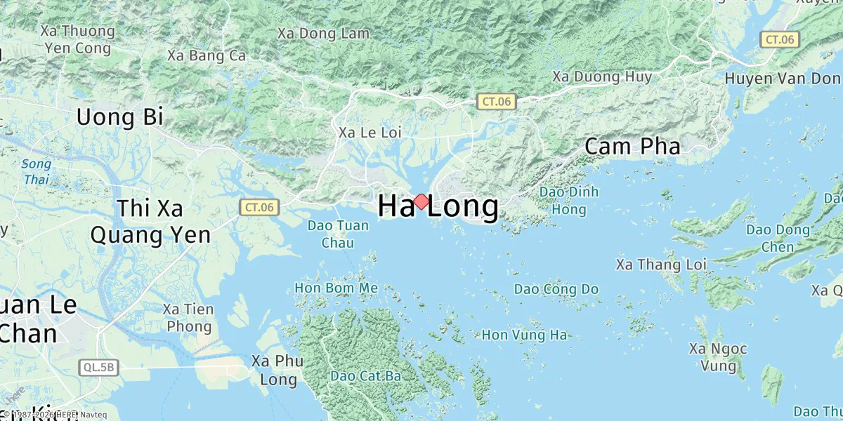 Map preview for Hon Gay