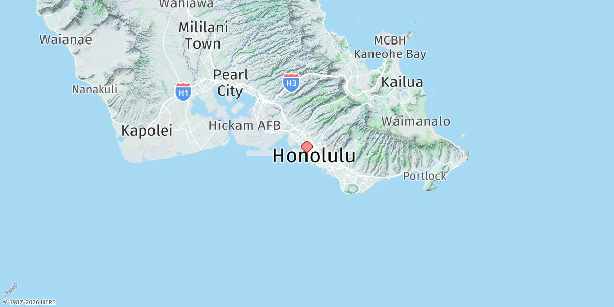 Map preview for Honolulu