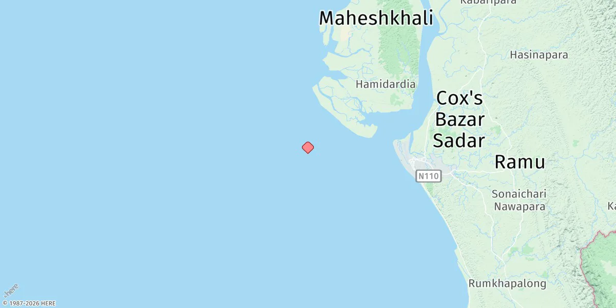 Map preview for Cox's Bazaar