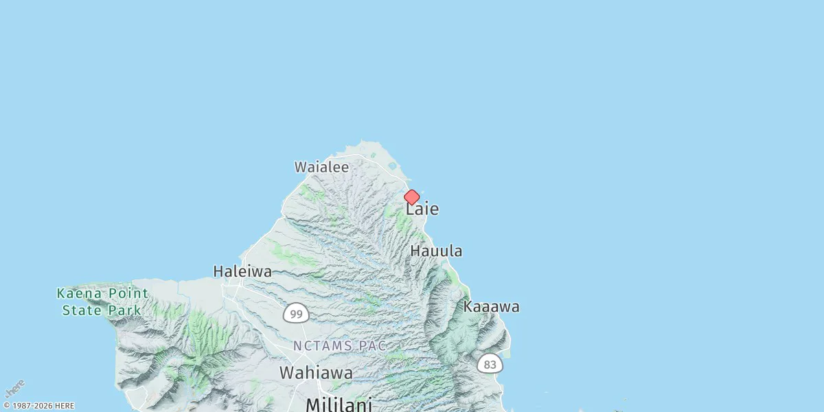 Map preview for Laie Bay