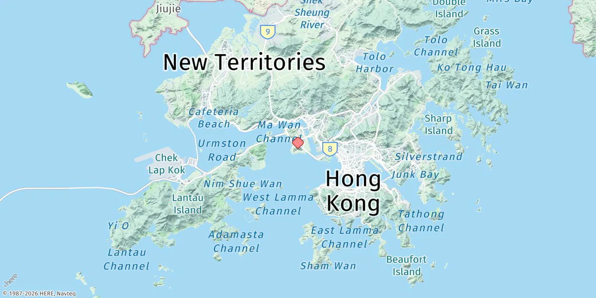 Map preview for Tsing Yi