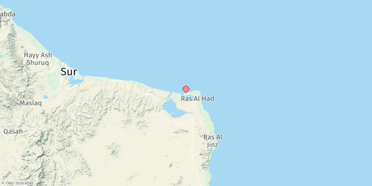 Map preview for Khawr Al Hajar