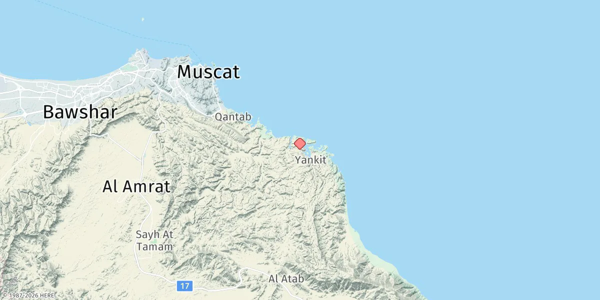 Map preview for Bandar Khayran