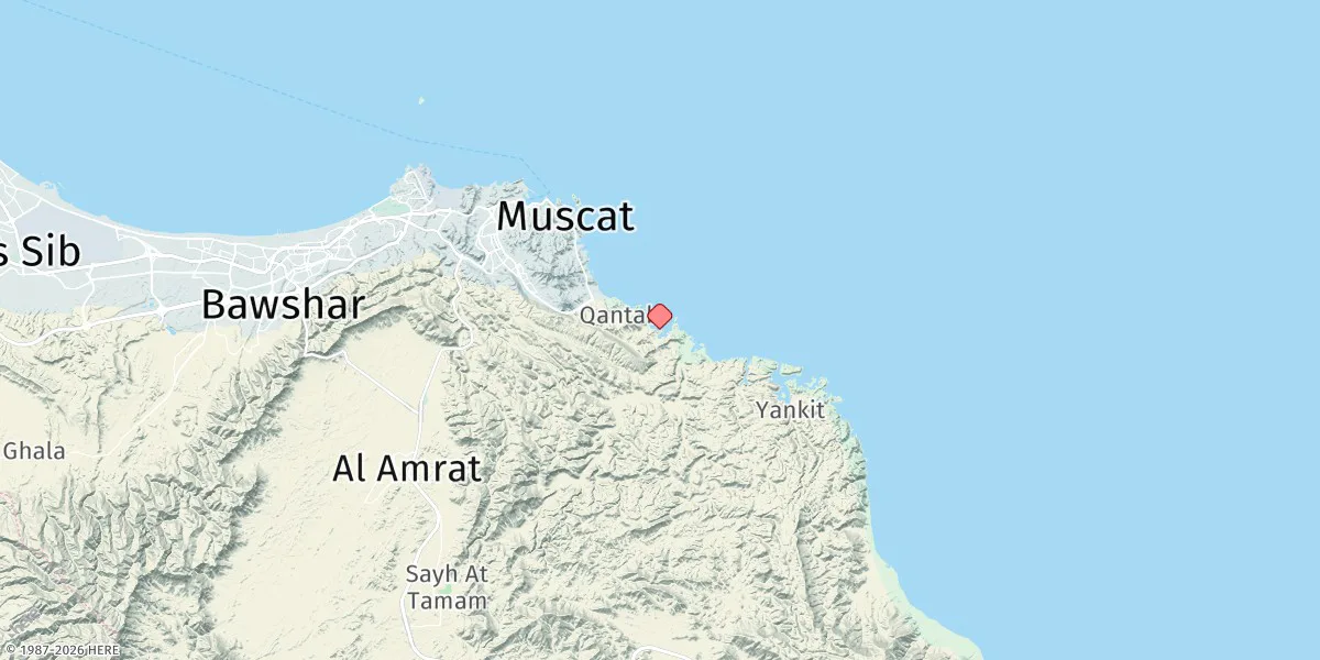 Map preview for Bandar Jissah