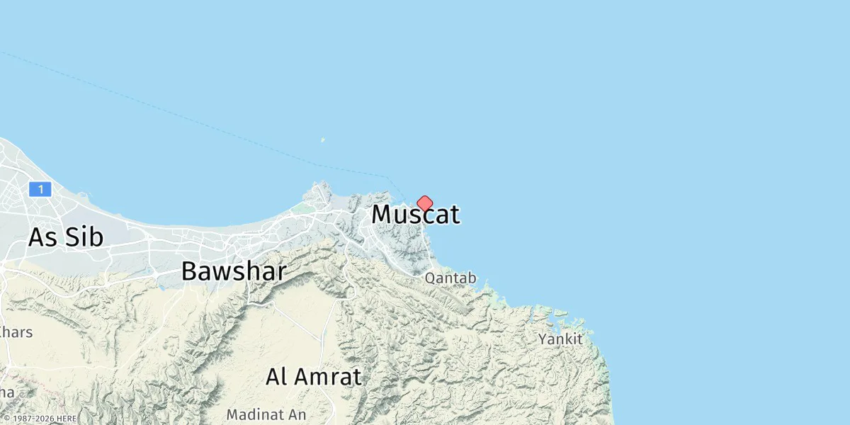 Map preview for Khawr Masqat