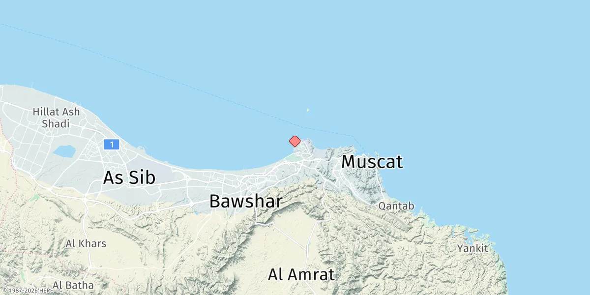 Map preview for Marsa Al Murjan