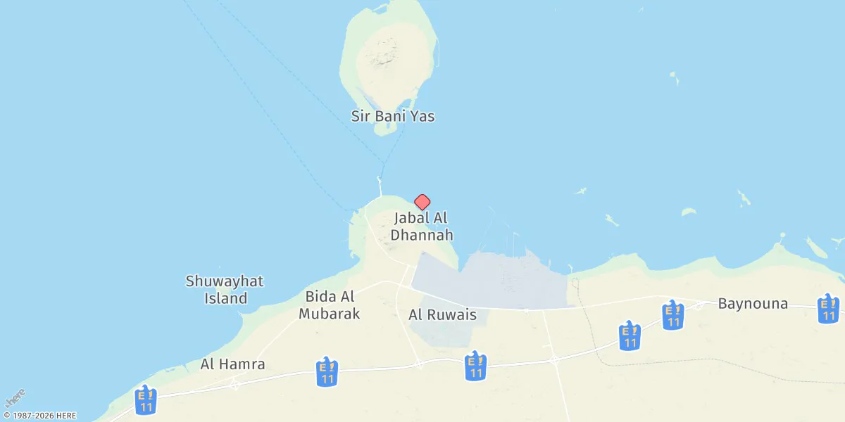 Map preview for Jabal Az Zannah