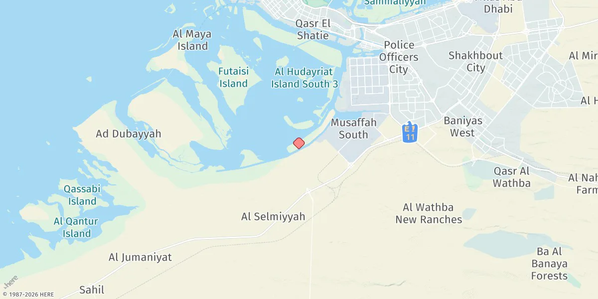 Map preview for New Musaffah Channel (Outer)