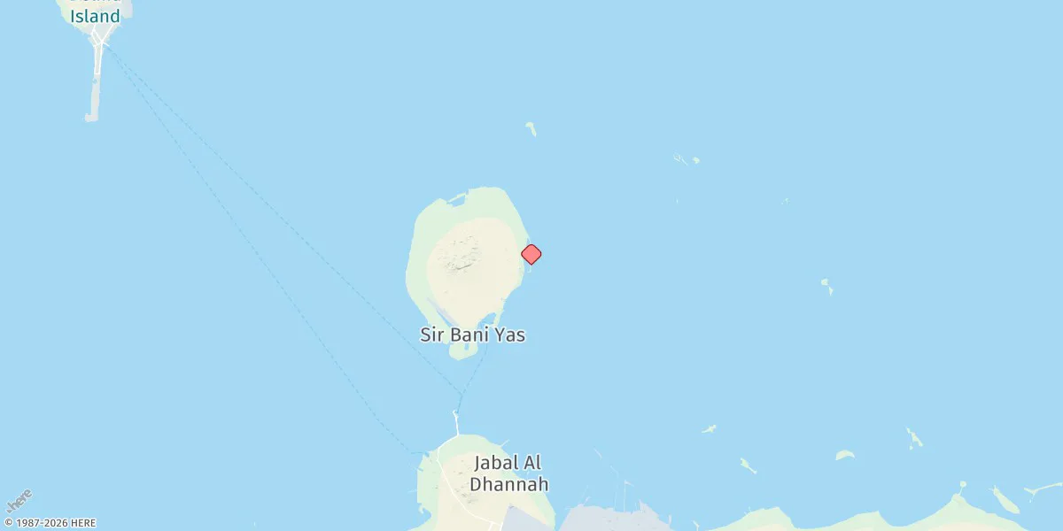 Map preview for Sir Bani Yas