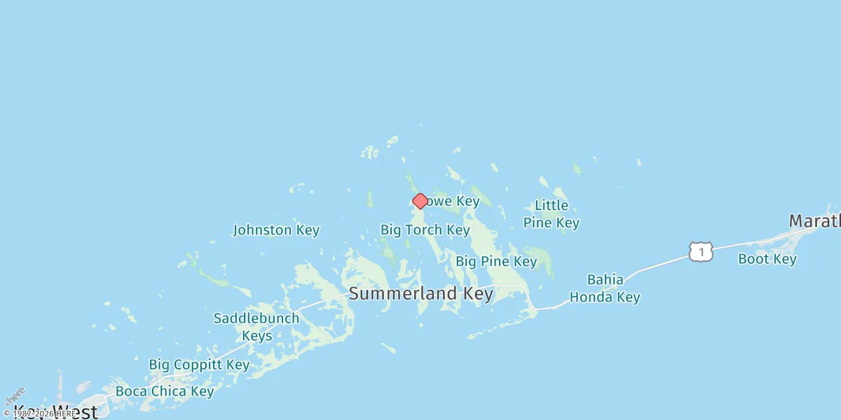Map preview for Big Torch Key, Harbor Channel