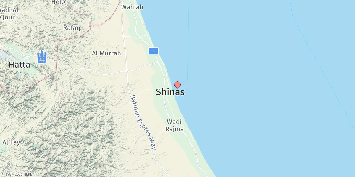 Map preview for Shinas
