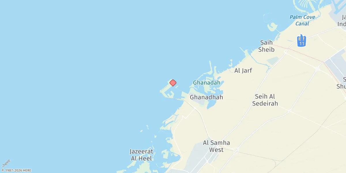 Map preview for Khalifa Port