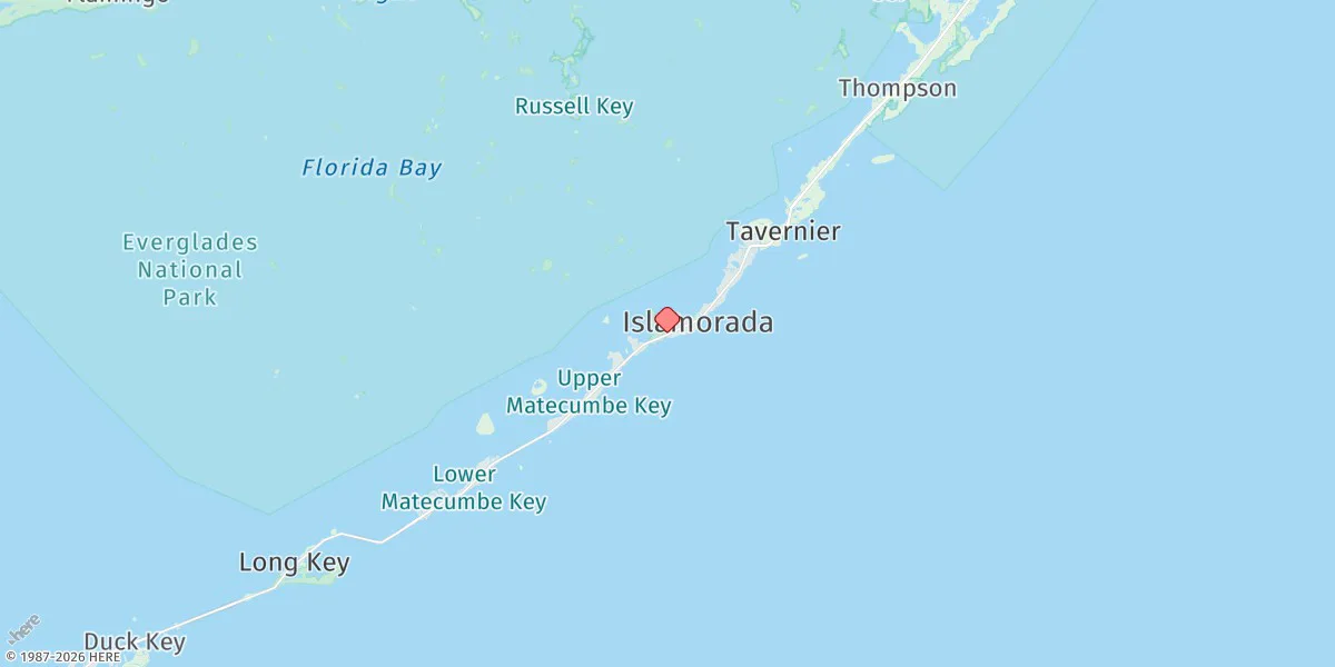 Map preview for Snake Creek, Uscg Station, Plantation Key