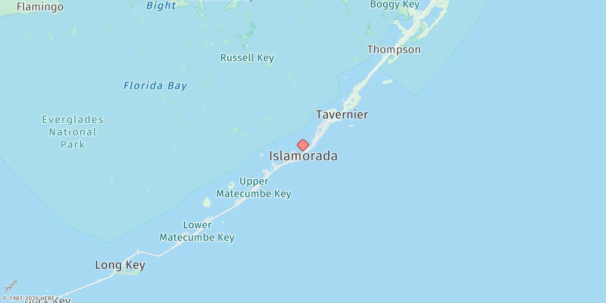 Map preview for Yacht Harbor, Cowpens Anchorage, Plantation Key
