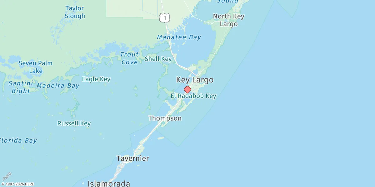 Map preview for Largo Sound, Key Largo