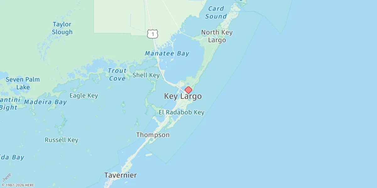 Map preview for Garden Cove, Key Largo