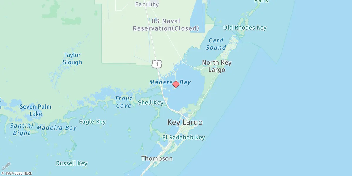 Map preview for Main Key, Barnes Sound