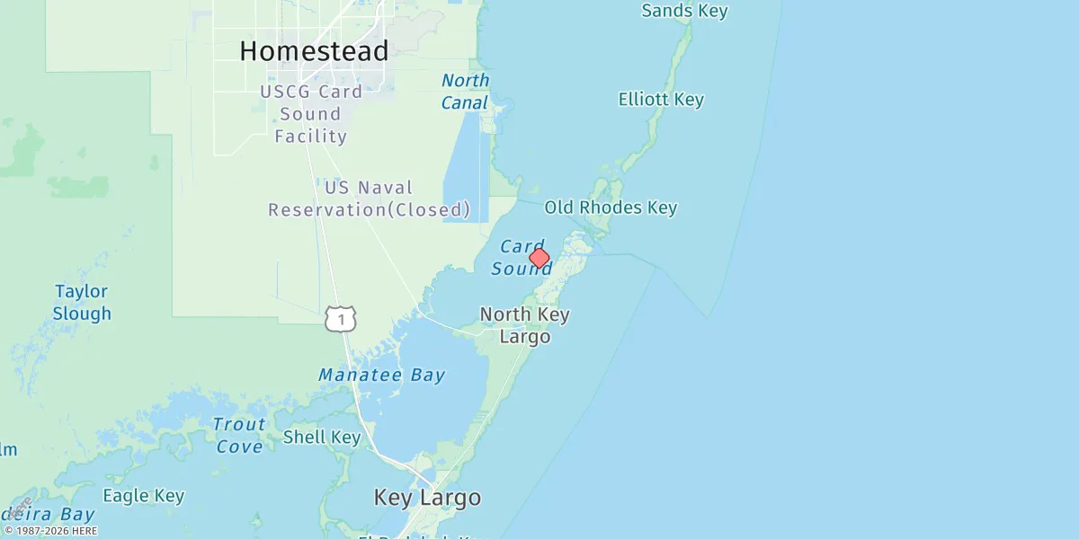 Map preview for Pumpkin Key, South End, Card Sound