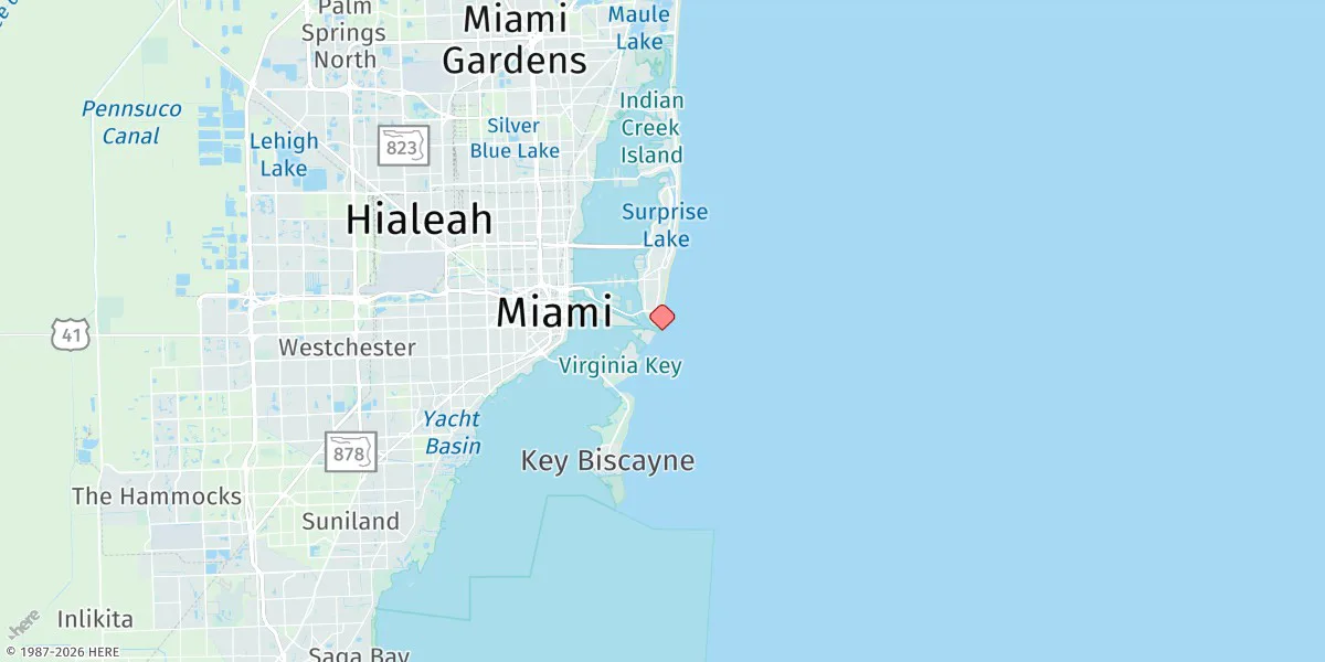 Map preview for Government Cut, Miami Harbor Entrance