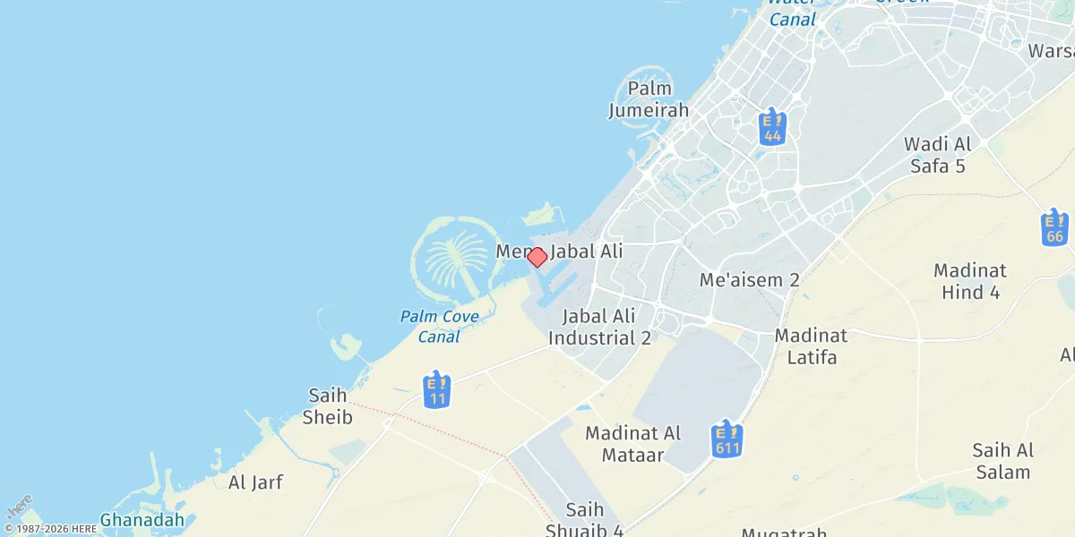 Map preview for Jebel Ali