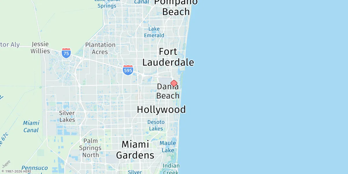 Map preview for Port Laudania, Dania Cut-off Canal