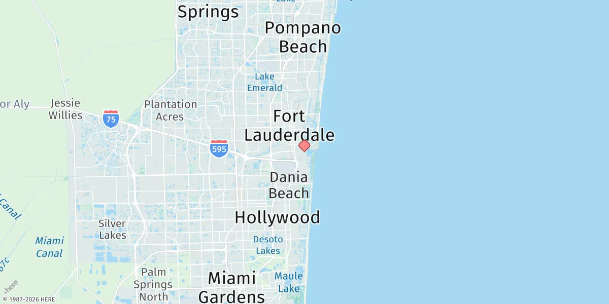 Map preview for Port Everglades, Turning Basin