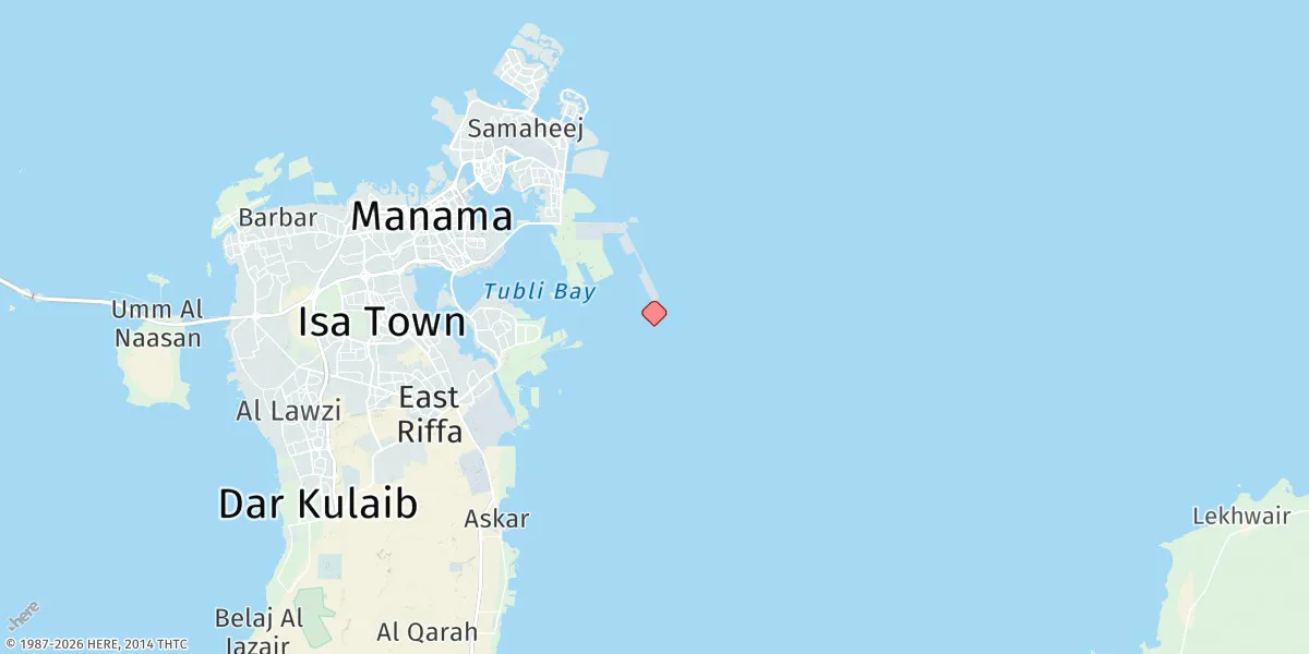 Map preview for Khalifa Bin Salman Port