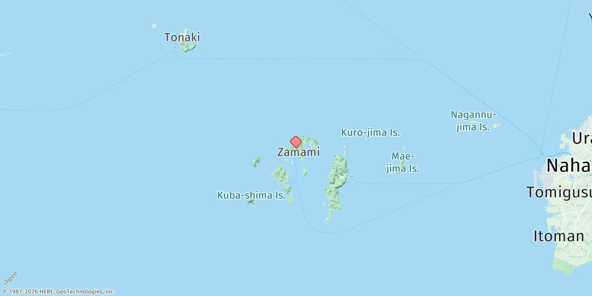 Map preview for Kerama Kaikyo (Zamami)