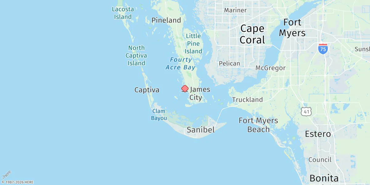 Map preview for Galt Island, Pine Island Sound
