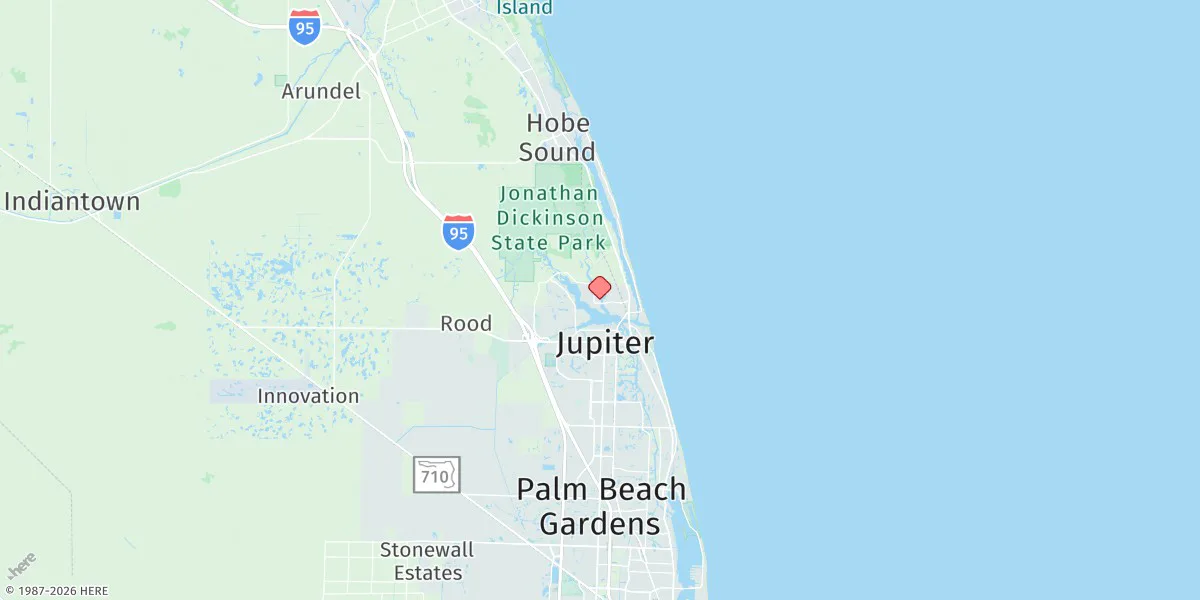 Map preview for Tequesta, North Fork