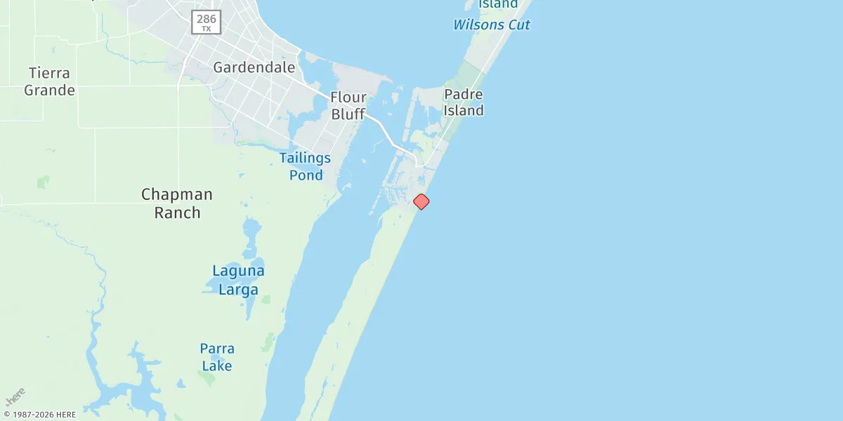 Map preview for Corpus Christi, Bob Hall Pier